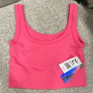 Pink crop top